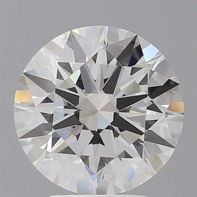 4.09 Carat Round Shaped, Ideal Cut, F Color, VVS2 Clarity, IGI Certified Lab Grown Diamond