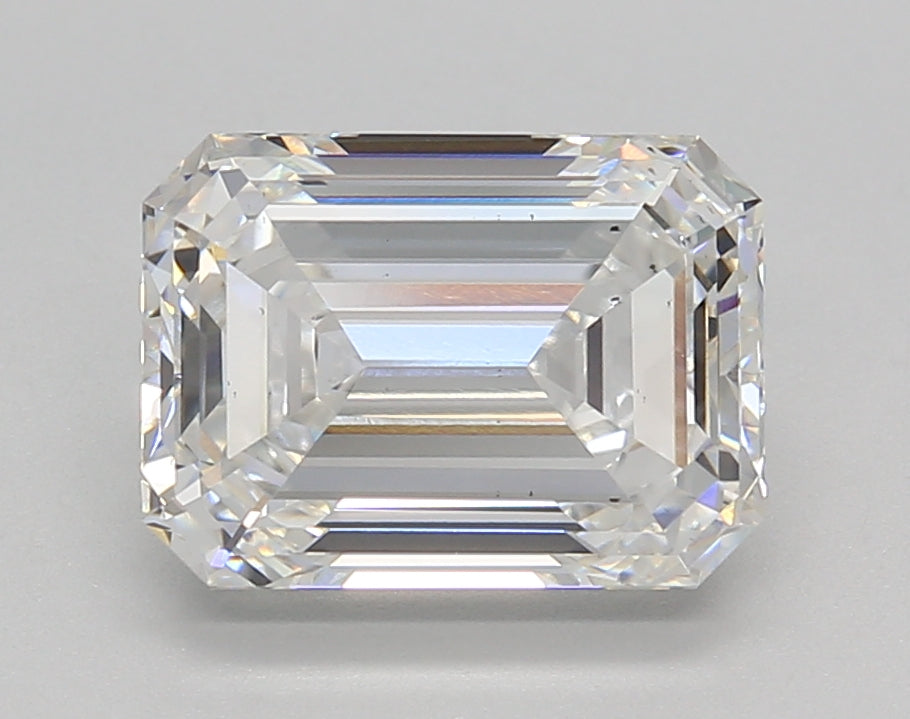 3.01 Carat Emerald Shaped, Excellent Cut, E Color, VS2 Clarity, IGI Certified Lab Grown Diamond