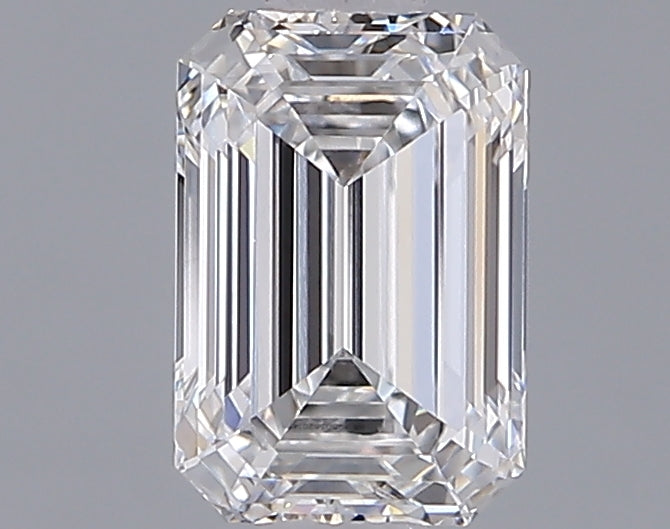 1.26 Carat Emerald Shaped, Ideal Cut, D Color, VVS1 Clarity, IGI Certified Lab Grown Diamond