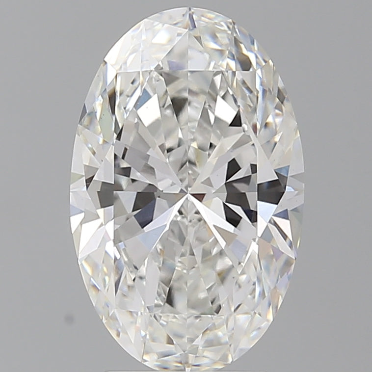 3.59 Carat Oval Shaped, Ideal Cut, F Color, VS1 Clarity, IGI Certified Lab Grown Diamond
