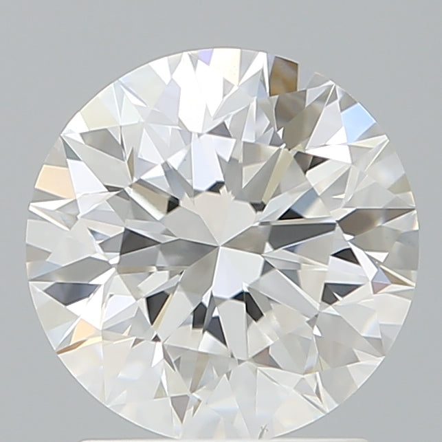 2.00 Carat Round Shaped, Excellent Cut, D Color, VVS2 Clarity, IGI Certified Lab Grown Diamond