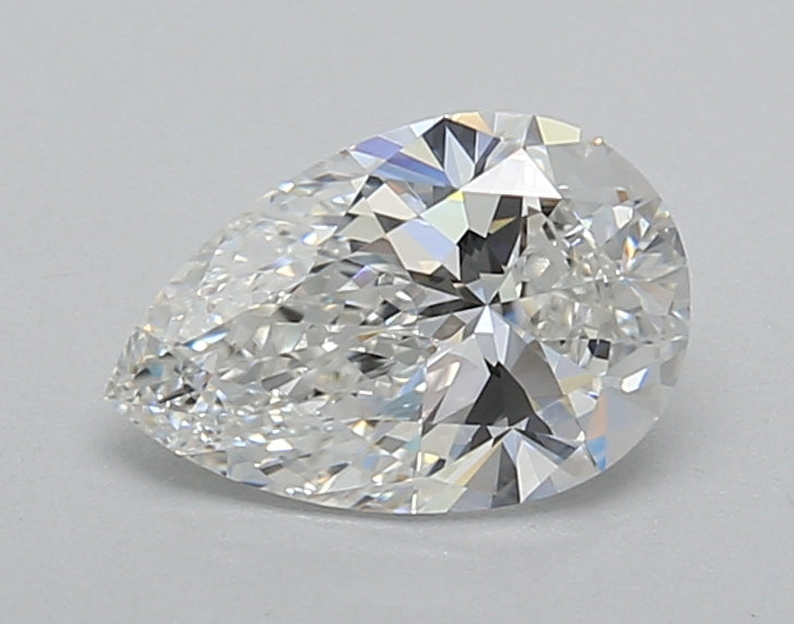 1.00 Carat Pear Shaped, Excellent Cut, E Color, VVS2 Clarity, IGI Certified Lab Grown Diamond