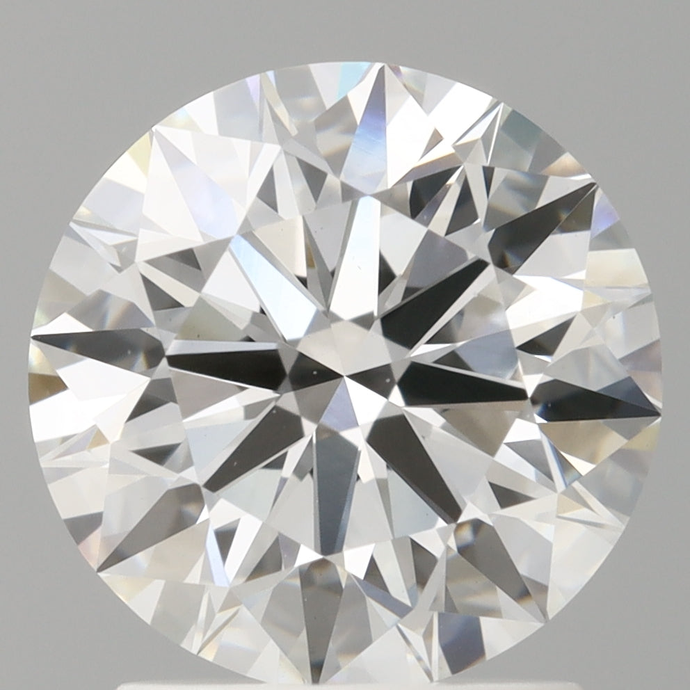 2.02 Carat Round Shaped, Ideal Cut, E Color, VVS2 Clarity, IGI Certified Lab Grown Diamond