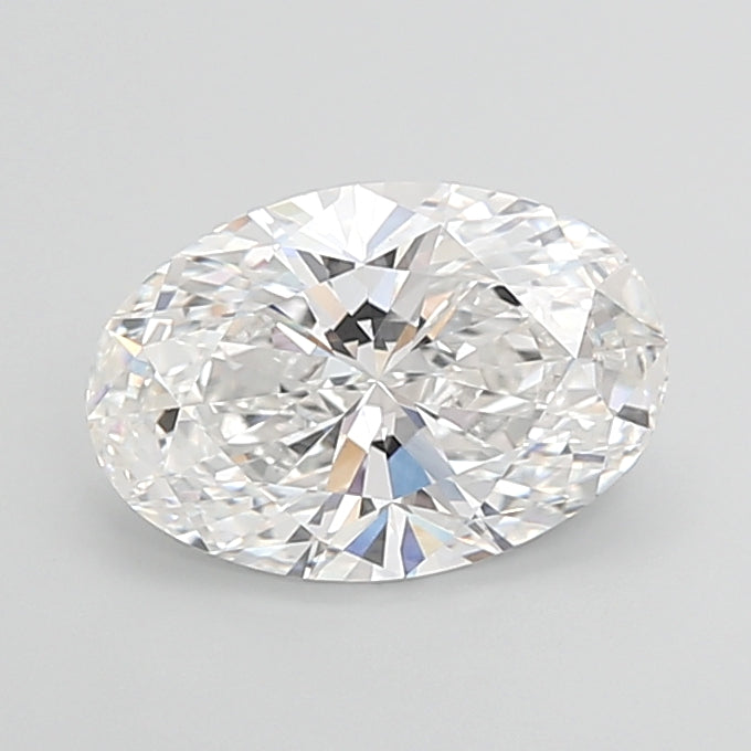 4.09 Carat Oval Shaped, Ideal Cut, E Color, VVS2 Clarity, IGI Certified Lab Grown Diamond