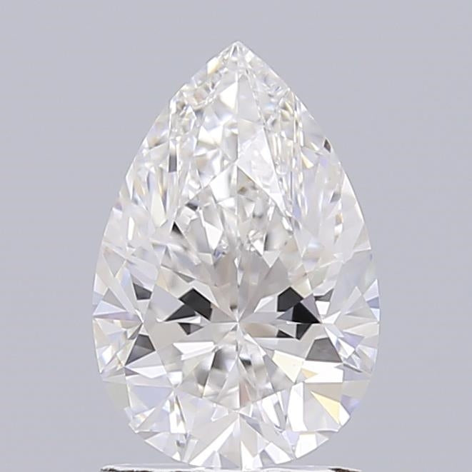 1.53 Carat Pear Shaped, Ideal Cut, E Color, VVS1 Clarity, IGI Certified Lab Grown Diamond