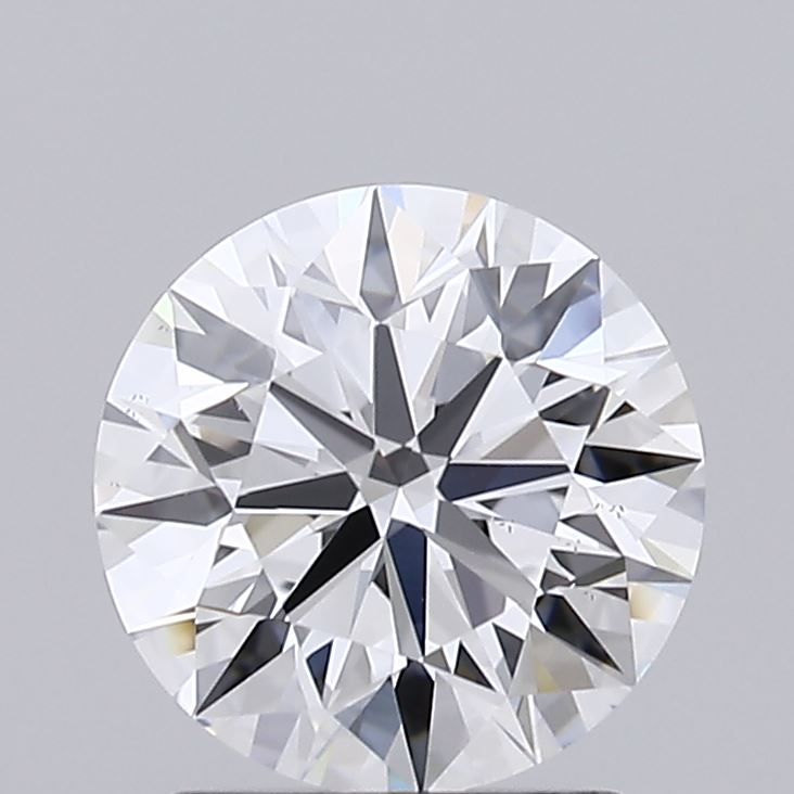 1.53 Carat Round Shaped, Ideal Cut, D Color, VS2 Clarity, IGI Certified Lab Grown Diamond