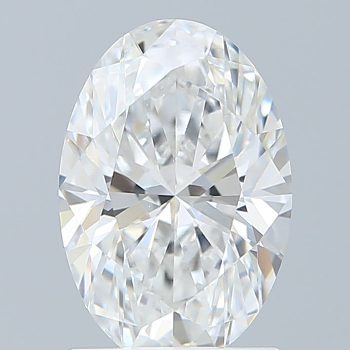 1.58 Carat Oval Shaped, Excellent Cut, E Color, VVS2 Clarity, IGI Certified Lab Grown Diamond
