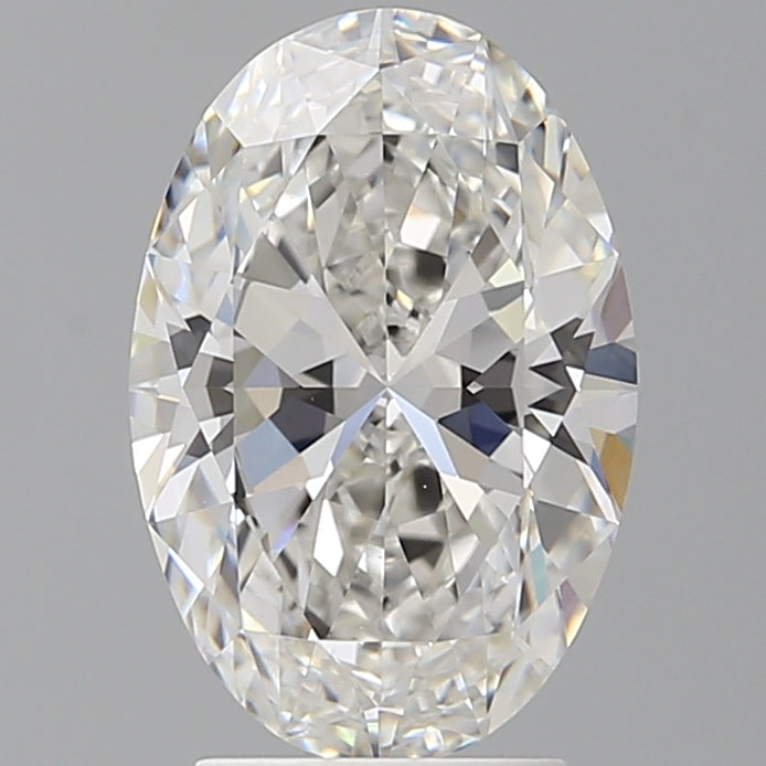 3.10 Carat Oval Shaped, Ideal Cut, F Color, VVS2 Clarity, IGI Certified Lab Grown Diamond