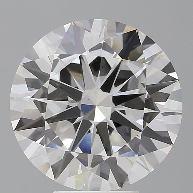 6.10 Carat Round Shaped, Excellent Cut, F Color, VS1 Clarity, IGI Certified Lab Grown Diamond