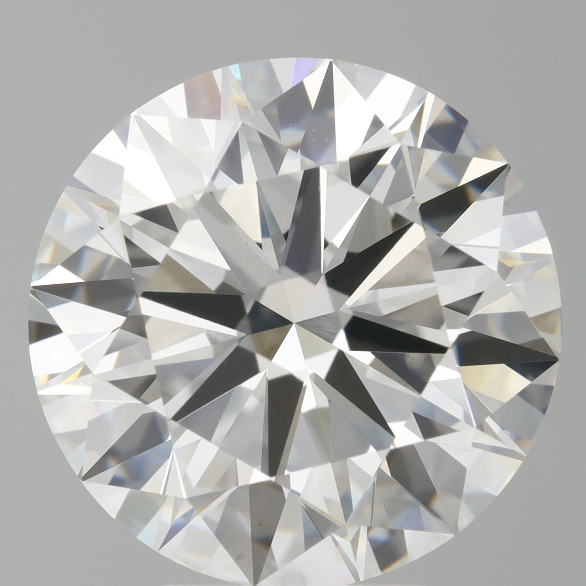 6.08 Carat Round Shaped, Ideal Cut, E Color, VVS2 Clarity, IGI Certified Lab Grown Diamond