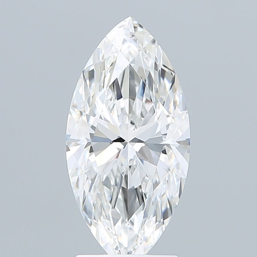 2.60 Carat Marquise Shaped, Ideal Cut, F Color, VVS2 Clarity, IGI Certified Lab Grown Diamond