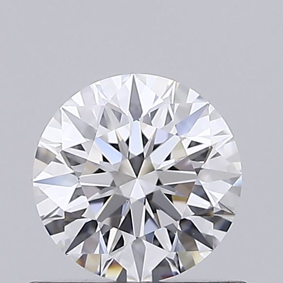 0.53 Carat Round Shaped, Ideal Cut, D Color, VVS2 Clarity, IGI Certified Lab Grown Diamond
