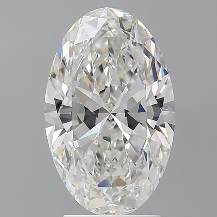 3.10 Carat Oval Shaped, Ideal Cut, E Color, VVS2 Clarity, IGI Certified Lab Grown Diamond