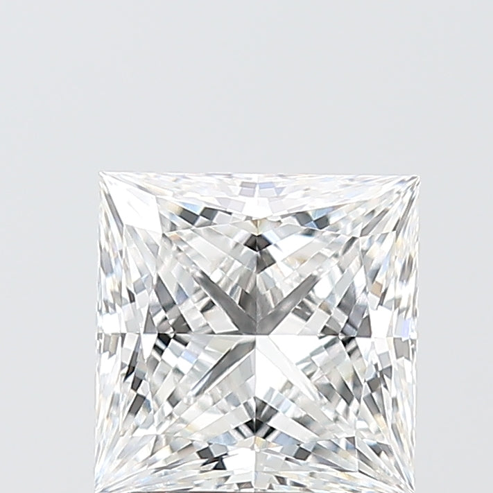 2.05 Carat Princess Shaped, Excellent Cut, D Color, VVS2 Clarity, IGI Certified Lab Grown Diamond