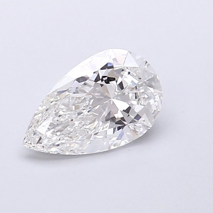 1.00 Carat Pear Shaped, Very Good Cut, E Color, VS1 Clarity, IGI Certified Lab Grown Diamond