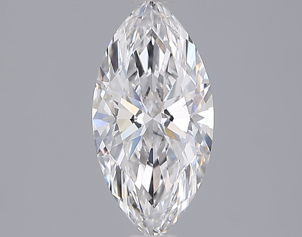 1.54 Carat Marquise Shaped, Ideal Cut, D Color, VVS2 Clarity, IGI Certified Lab Grown Diamond