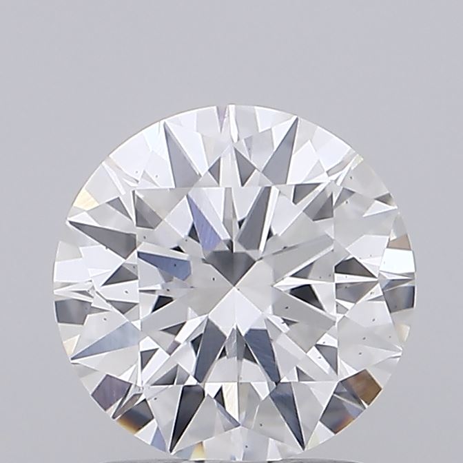 1.54 Carat Round Shaped, Ideal Cut, E Color, VS2 Clarity, IGI Certified Lab Grown Diamond