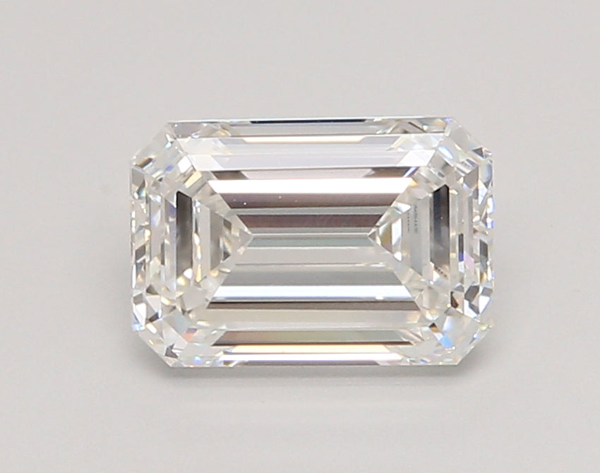 2.05 Carat Emerald Shaped, Ideal Cut, E Color, VVS2 Clarity, IGI Certified Lab Grown Diamond