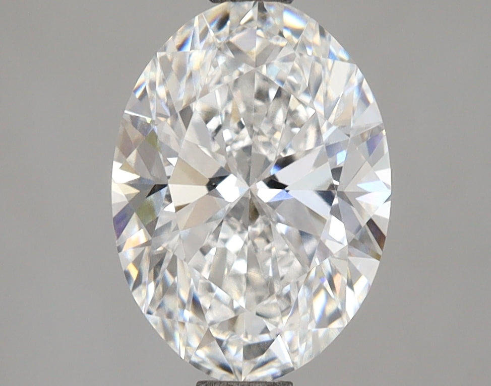2.50 Carat Oval Shaped, Ideal Cut, D Color, VVS1 Clarity, IGI Certified Lab Grown Diamond
