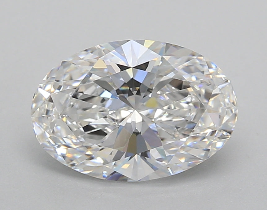 2.02 Carat Oval Shaped, Excellent Cut, D Color, VS1 Clarity, IGI Certified Lab Grown Diamond