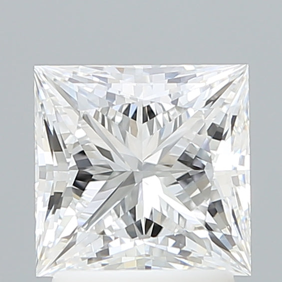 2.10 Carat Princess Shaped, Ideal Cut, D Color, VVS1 Clarity, IGI Certified Lab Grown Diamond