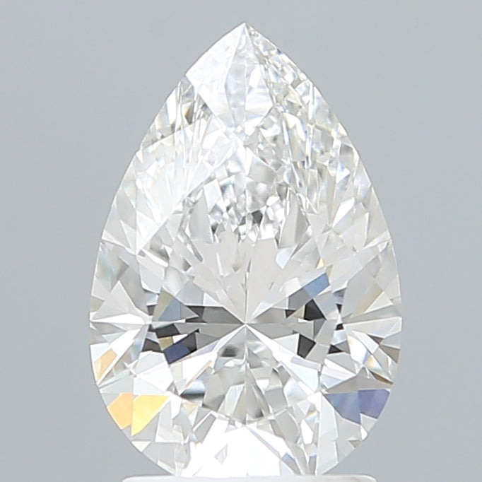2.11 Carat Pear Shaped, Excellent Cut, E Color, VVS2 Clarity, IGI Certified Lab Grown Diamond