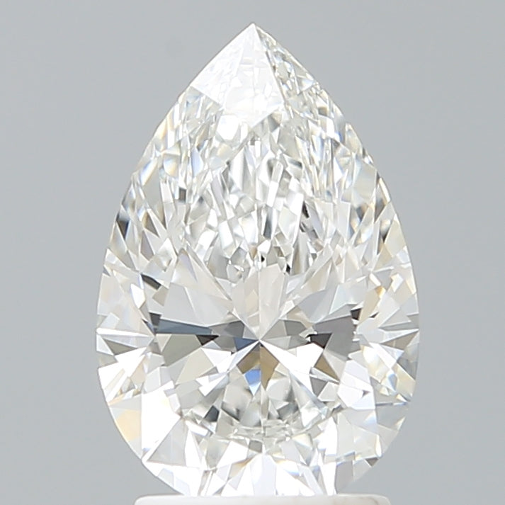 2.29 Carat Pear Shaped, Ideal Cut, E Color, VS1 Clarity, IGI Certified Lab Grown Diamond