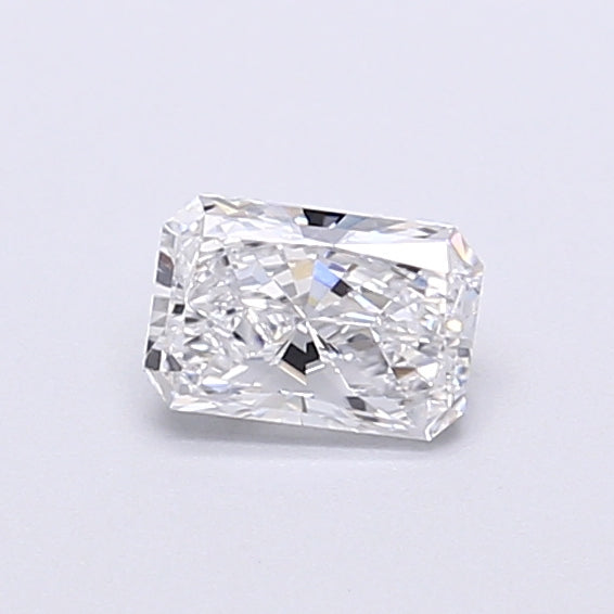 0.41 Carat Radiant Shaped, Very Good Cut, D Color, VVS1 Clarity, IGI Certified Lab Grown Diamond