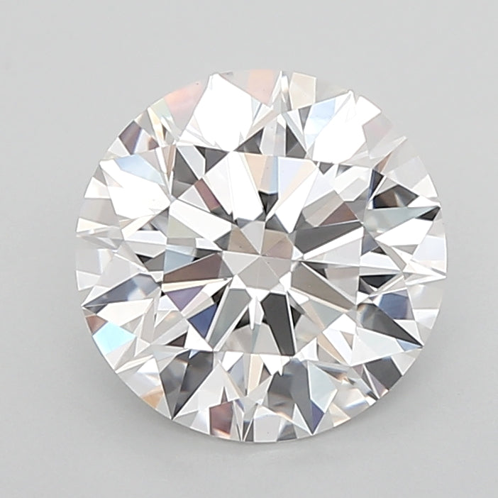 3.05 Carat Round Shaped, Ideal Cut, E Color, VVS2 Clarity, IGI Certified Lab Grown Diamond