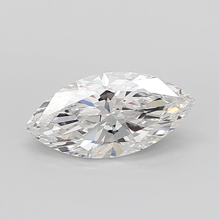 3.04 Carat Marquise Shaped, Ideal Cut, E Color, VVS2 Clarity, IGI Certified Lab Grown Diamond