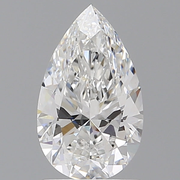 1.53 Carat Pear Shaped, Ideal Cut, E Color, VVS2 Clarity, IGI Certified Lab Grown Diamond