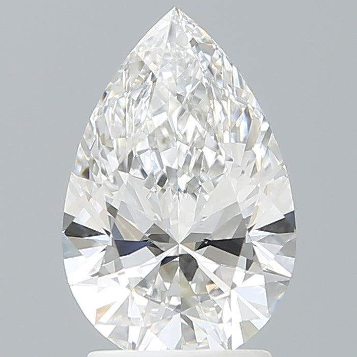 2.24 Carat Pear Shaped, Ideal Cut, E Color, VVS2 Clarity, IGI Certified Lab Grown Diamond