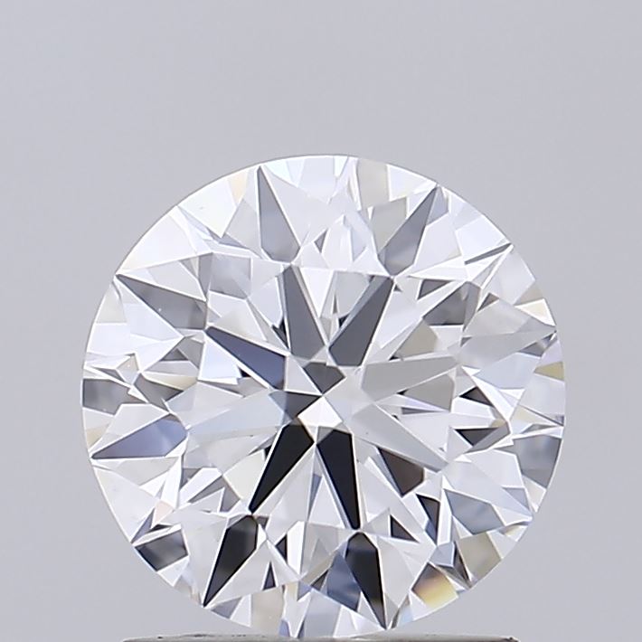 1.52 Carat Round Shaped, Ideal Cut, D Color, VS2 Clarity, IGI Certified Lab Grown Diamond