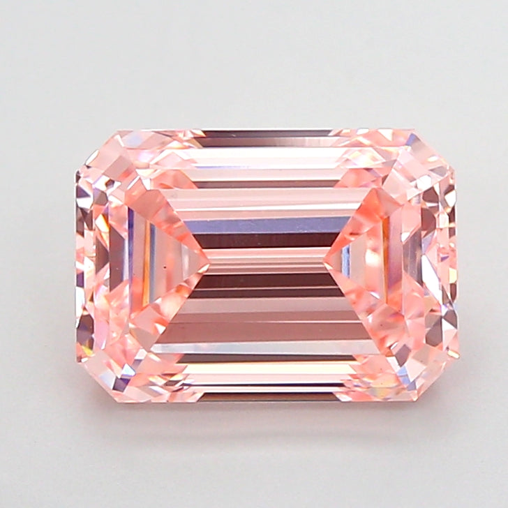 3.55 Carat Emerald Shaped, Ideal Cut, VS1 Clarity, IGI Certified Lab Grown Diamond