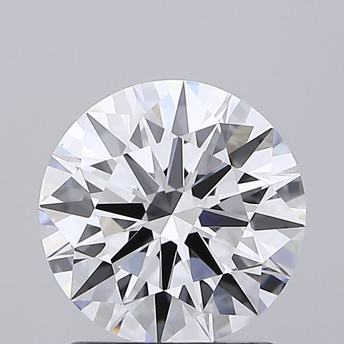 1.57 Carat Round Shaped, Ideal Cut, D Color, VVS2 Clarity, IGI Certified Lab Grown Diamond