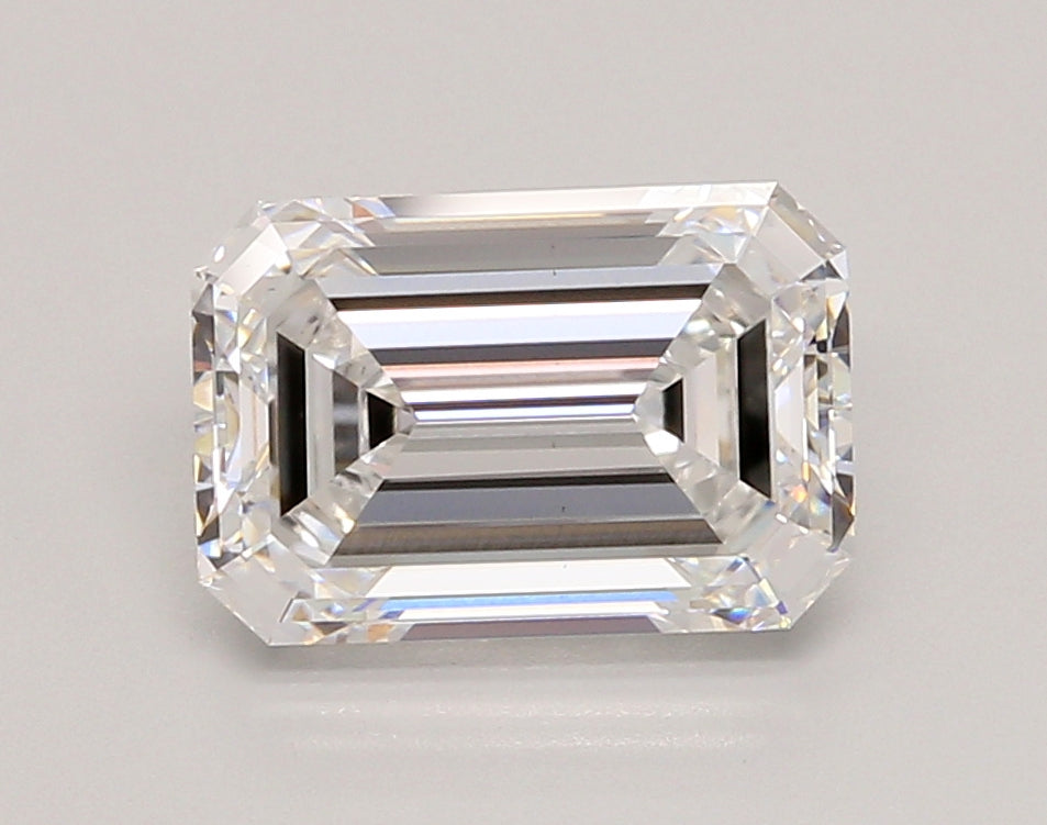 3.03 Carat Emerald Shaped, Ideal Cut, D Color, VS1 Clarity, IGI Certified Lab Grown Diamond