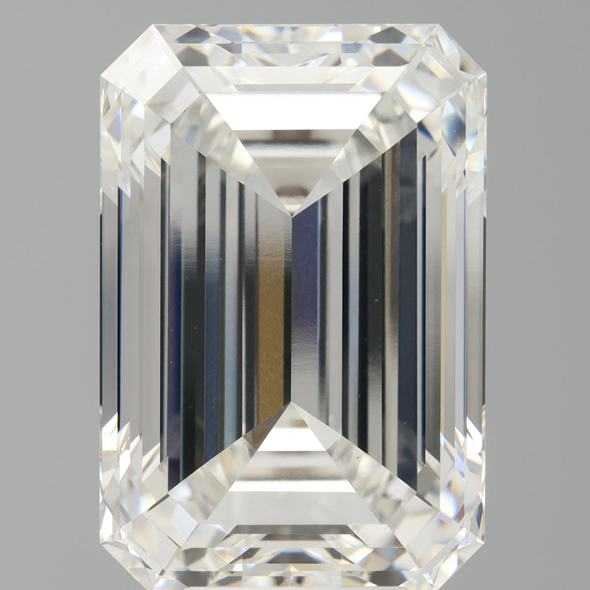 9.60 Carat Emerald Shaped, Ideal Cut, F Color, VVS2 Clarity, IGI Certified Lab Grown Diamond