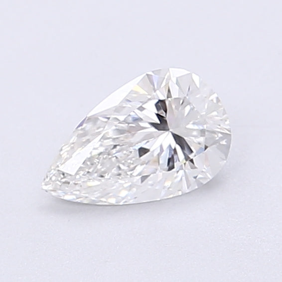 0.47 Carat Pear Shaped, Very Good Cut, E Color, VVS2 Clarity, IGI Certified Lab Grown Diamond