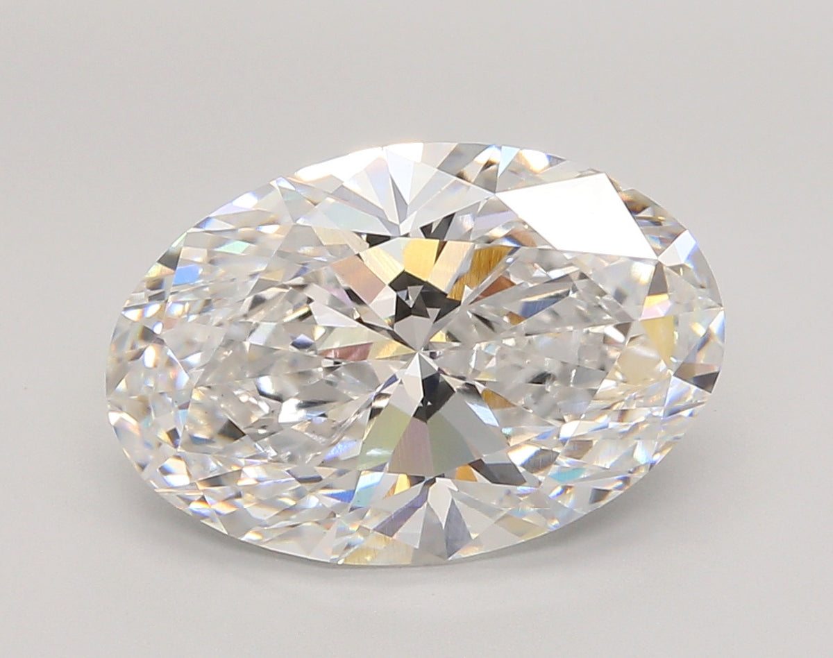 6.03 Carat Oval Shaped, Ideal Cut, E Color, VS1 Clarity, IGI Certified Lab Grown Diamond