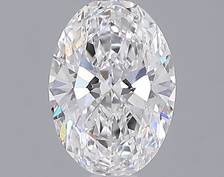 1.28 Carat Oval Shaped, Ideal Cut, D Color, VVS1 Clarity, IGI Certified Lab Grown Diamond
