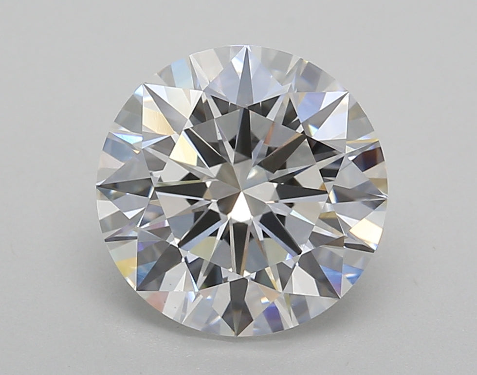 3.02 Carat Round Shaped, Ideal Cut, E Color, VS1 Clarity, IGI Certified Lab Grown Diamond