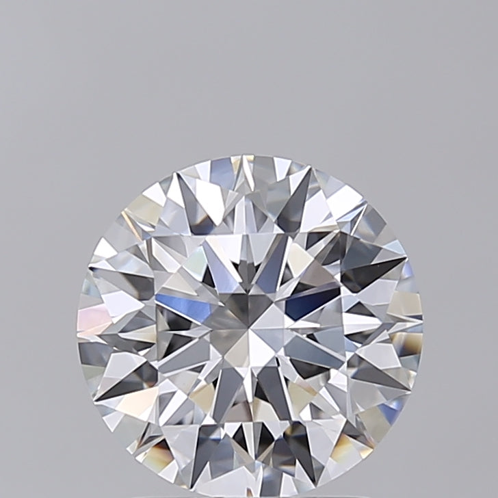 2.02 Carat Round Shaped, Ideal Cut, E Color, VVS2 Clarity, IGI Certified Lab Grown Diamond