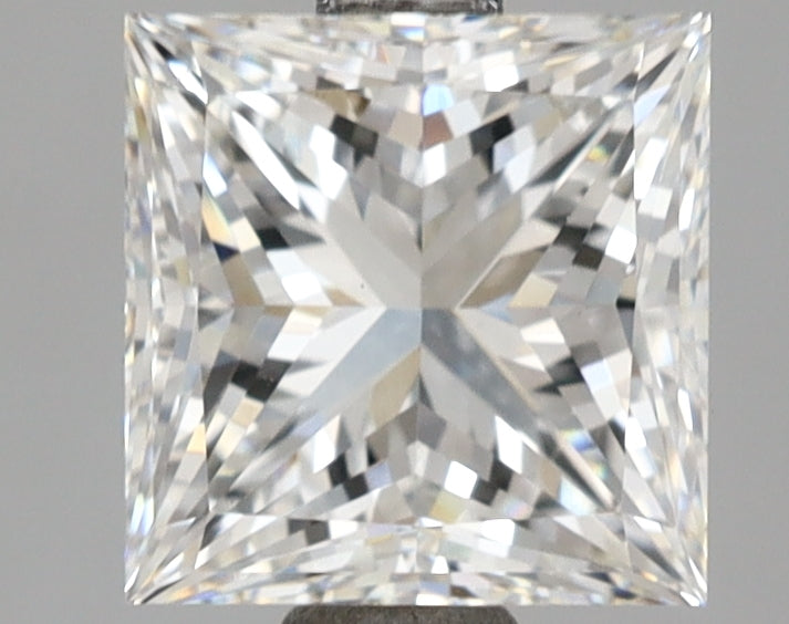 2.51 Carat Princess Shaped, Excellent Cut, E Color, VS1 Clarity, IGI Certified Lab Grown Diamond