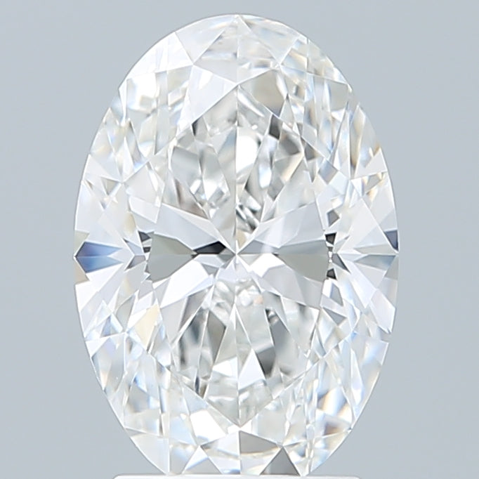 2.58 Carat Oval Shaped, Ideal Cut, E Color, VVS2 Clarity, IGI Certified Lab Grown Diamond