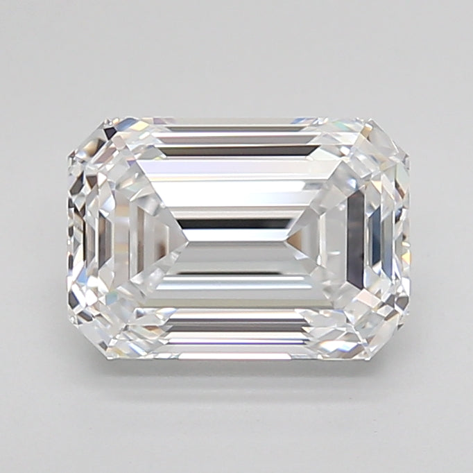 2.02 Carat Emerald Shaped, Ideal Cut, D Color, IF Clarity, IGI Certified Lab Grown Diamond