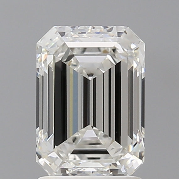 2.10 Carat Emerald Shaped, Ideal Cut, E Color, VVS2 Clarity, IGI Certified Lab Grown Diamond