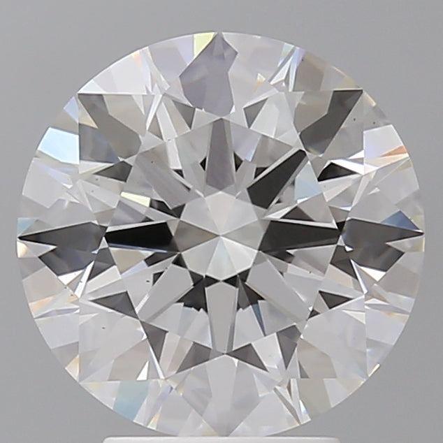 4.05 Carat Round Shaped, Ideal Cut, E Color, VS1 Clarity, IGI Certified Lab Grown Diamond