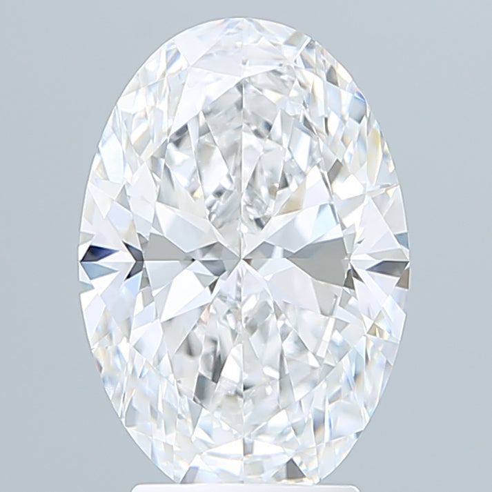 3.54 Carat Oval Shaped, Ideal Cut, D Color, VVS1 Clarity, IGI Certified Lab Grown Diamond