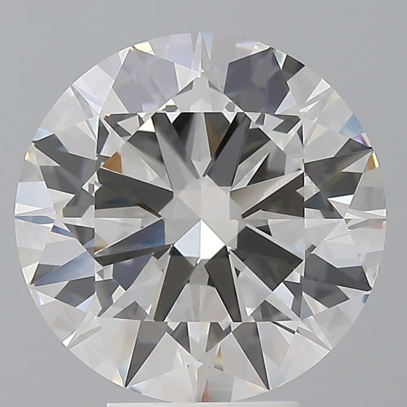 5.54 Carat Round Shaped, Excellent Cut, G Color, VVS2 Clarity, IGI Certified Lab Grown Diamond