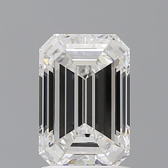 1.53 Carat Emerald Shaped, Ideal Cut, D Color, VVS2 Clarity, IGI Certified Lab Grown Diamond